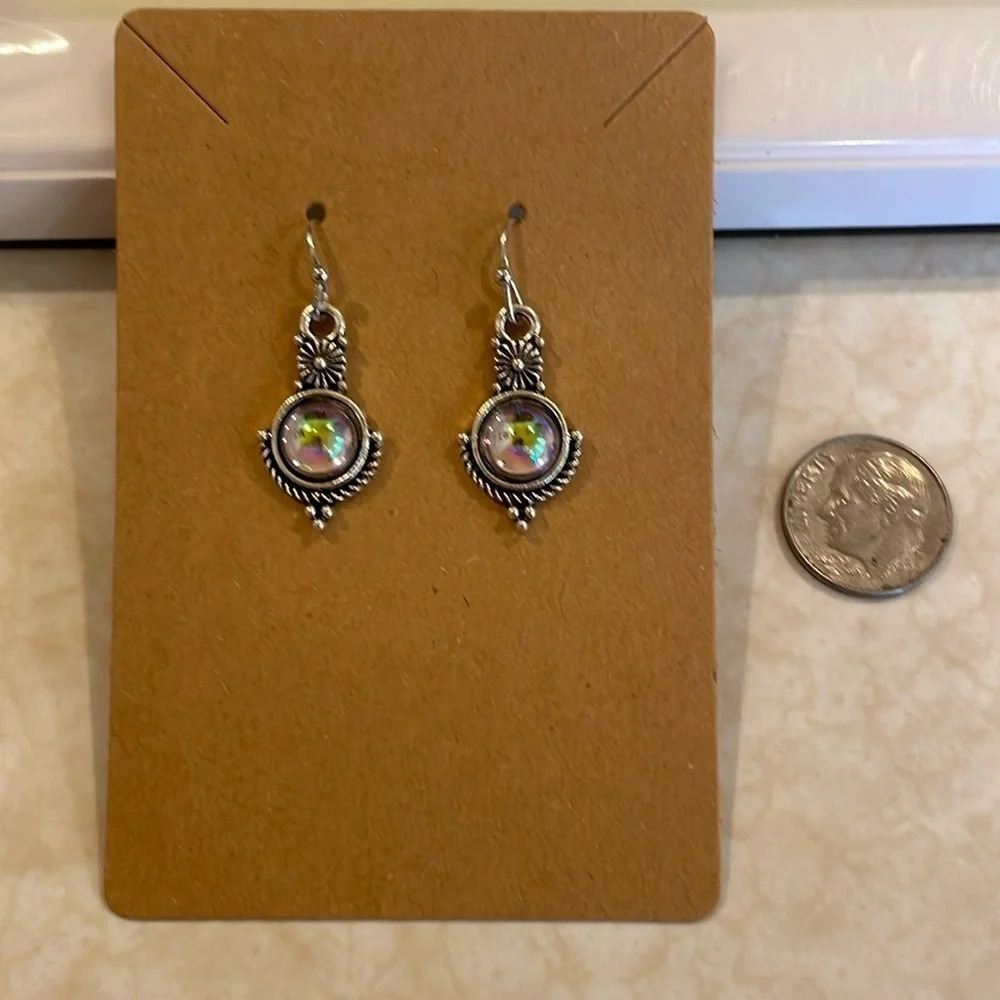 - Dangle Earrings, Boho, Crystal, New
